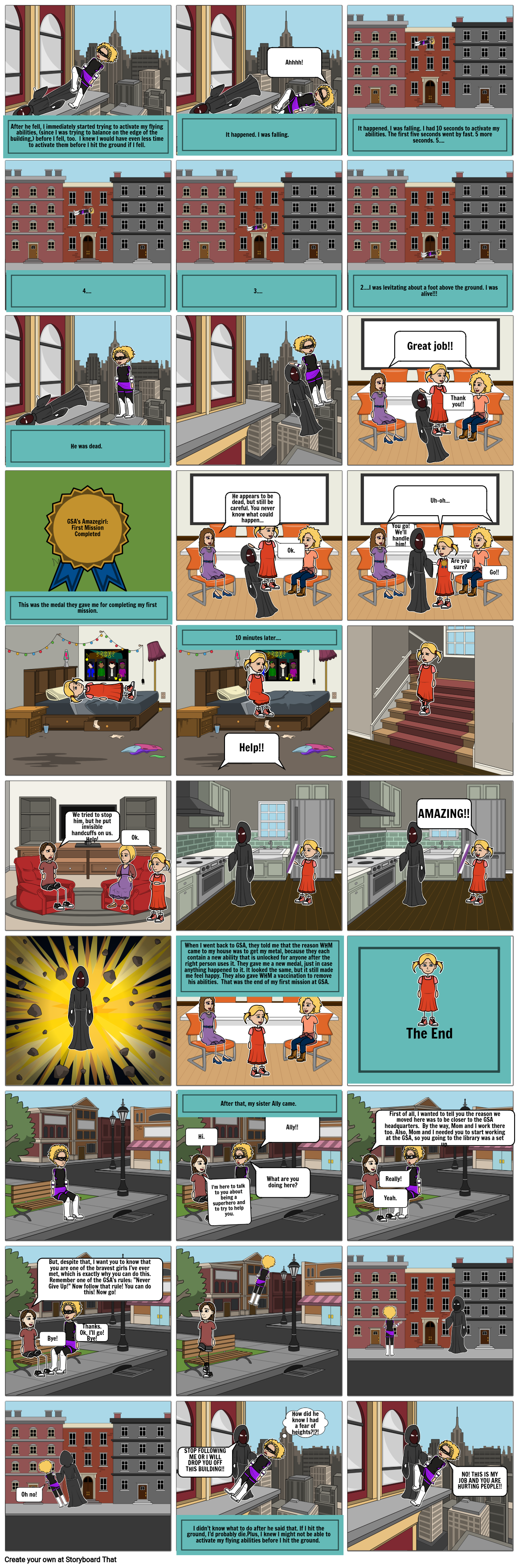ENglish HEro s JOurney COmic 2019 Storyboard Par Storyboardthat2019wm
