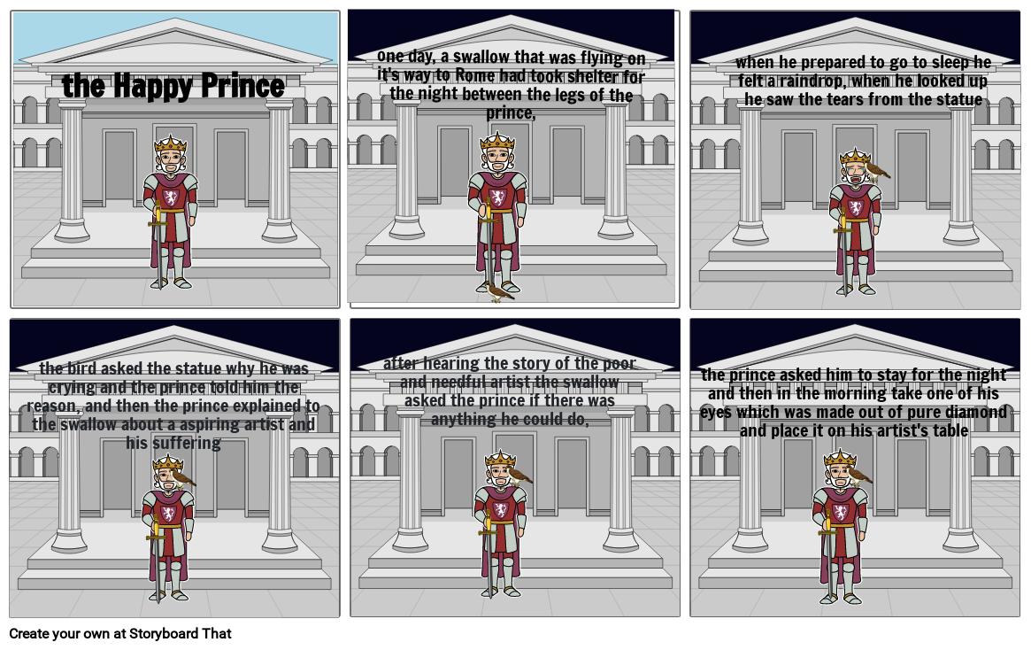 The Happy Prince Storyboard By Suhail2008 the-happy-prince-storyboard-by-suhail2008