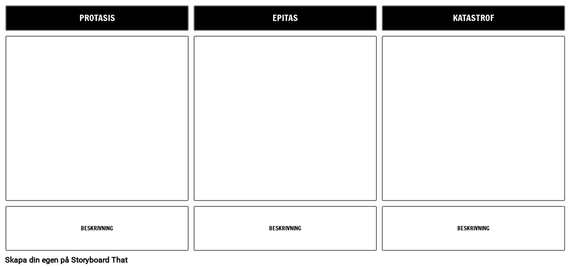 3-aktens Strukturmall Storyboard por sv-examples