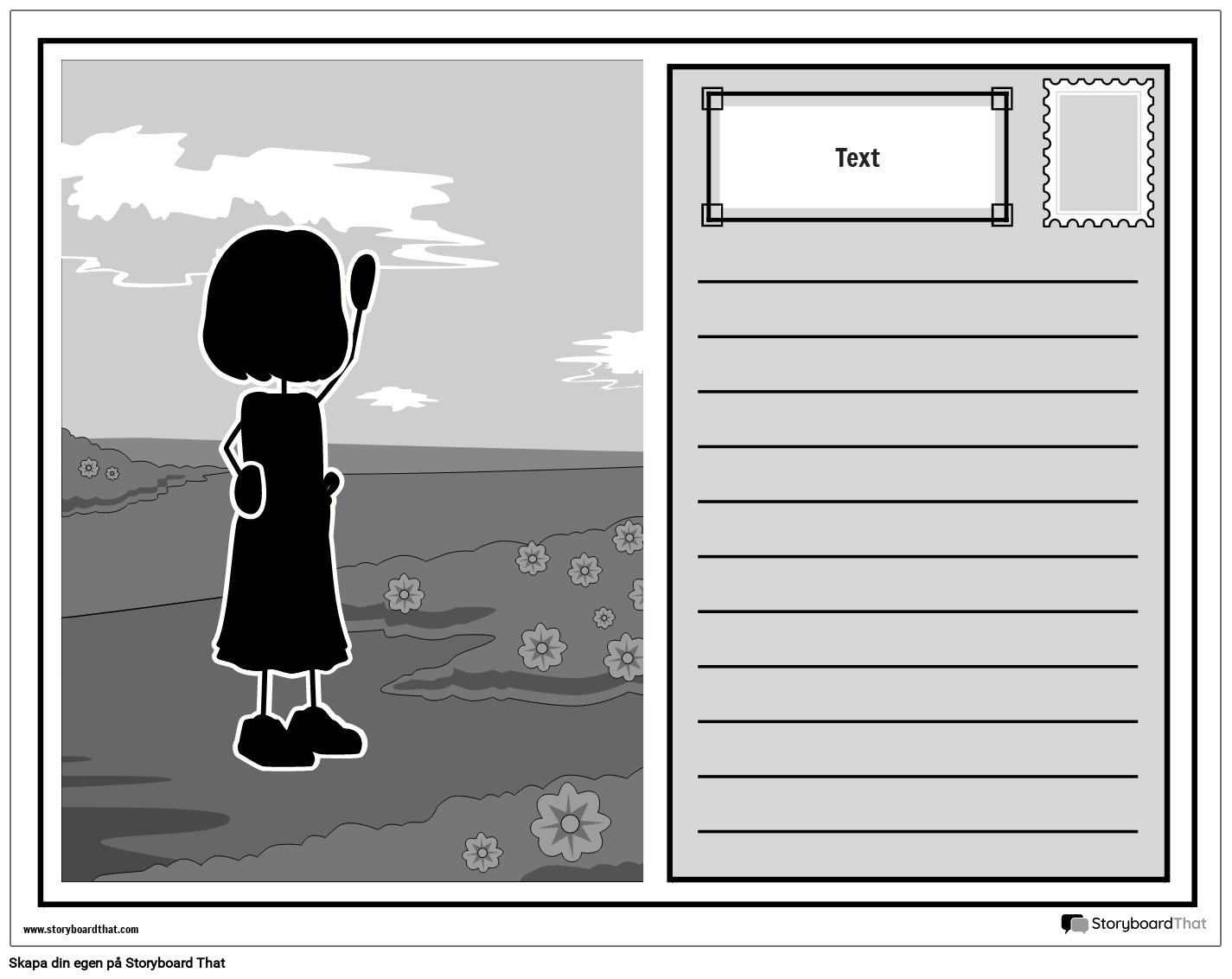 Brevvykort 8 Storyboard por sv-examples