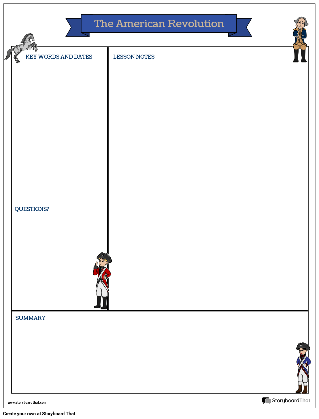 Cornell Notes Komplett Exempel Storyboard por sv-examples