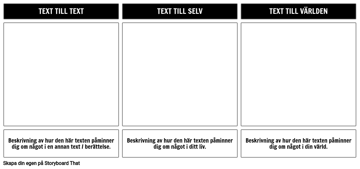 Mall För Textanslutningar Storyboard Av Sv Examples