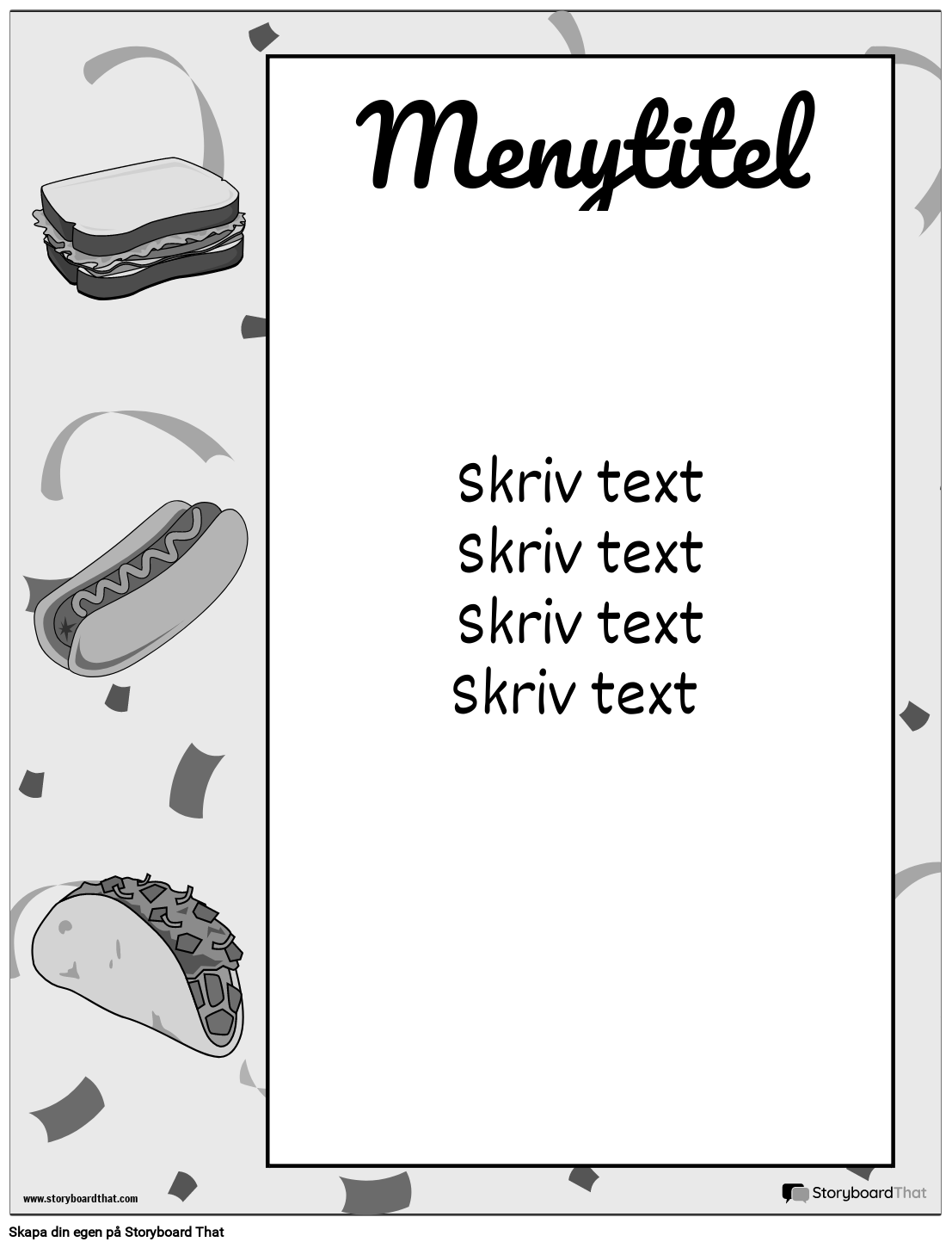Meny 4 Storyboard por sv-examples