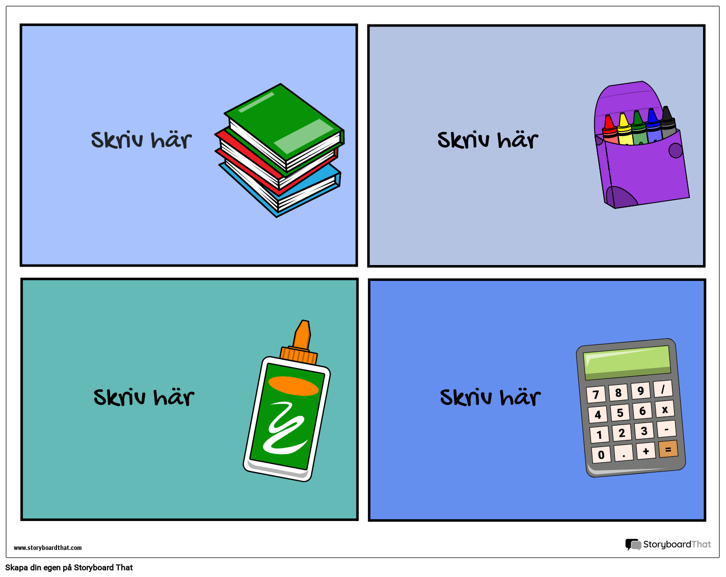 Pappersfärg 1 Storyboard por sv-examples