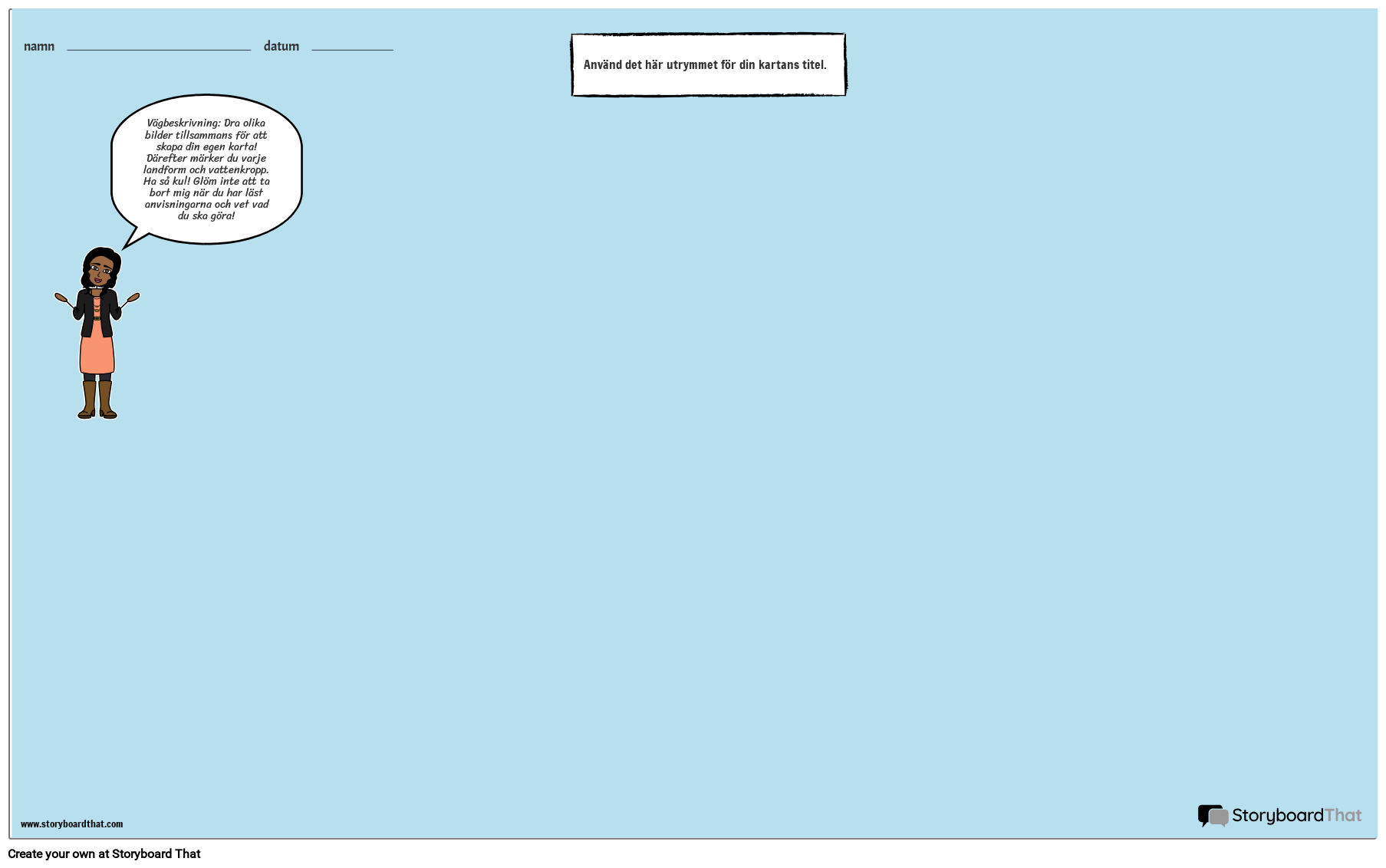 Skapa din egen kartmall