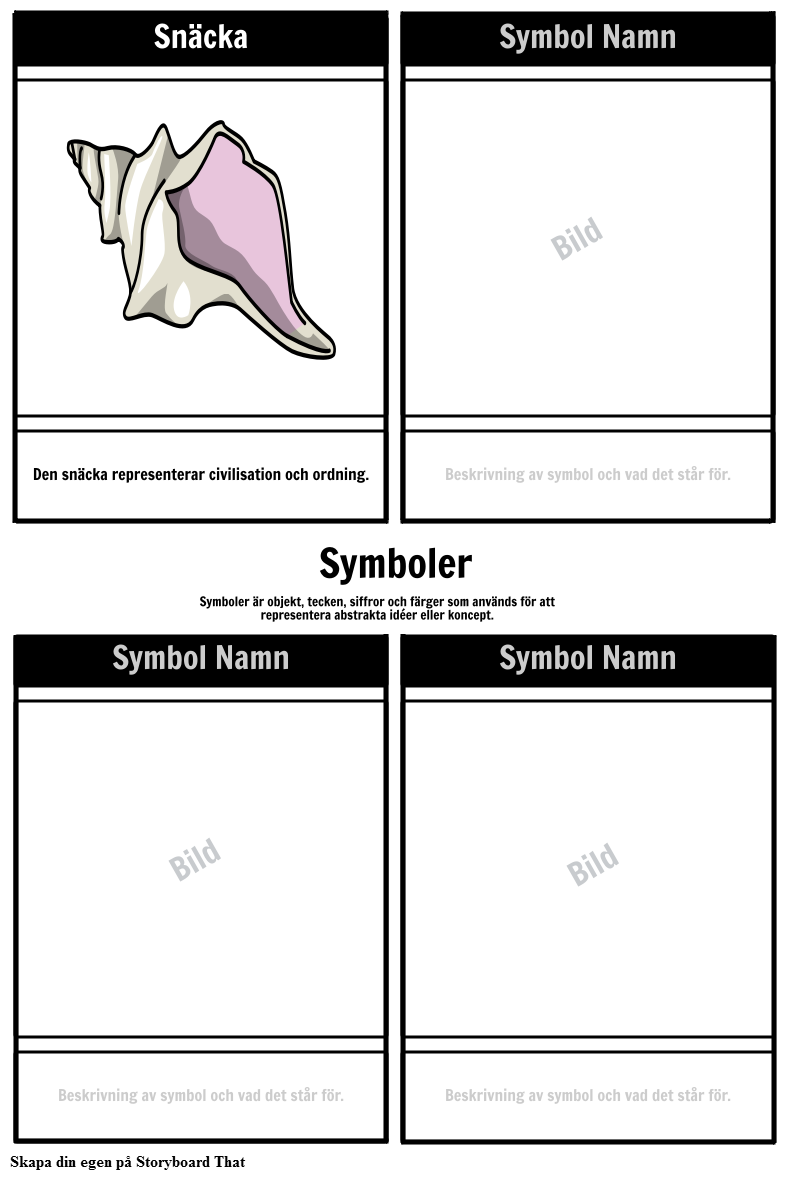 symbolism-exempel-mall-storyboard-por-sv-examples