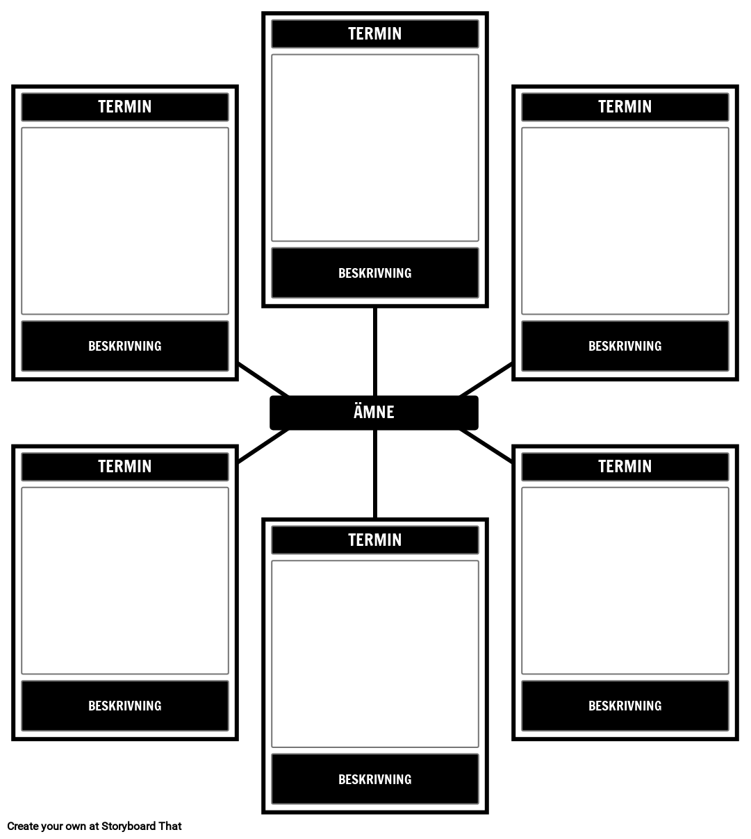 Tom Spindelkarta - 6 Villkor