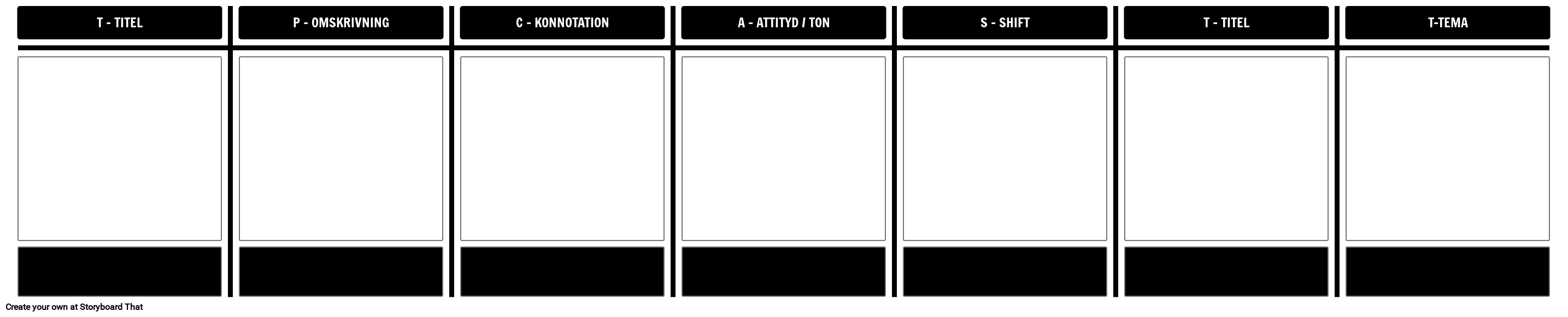 TPCASTT-mall Storyboard por sv-examples