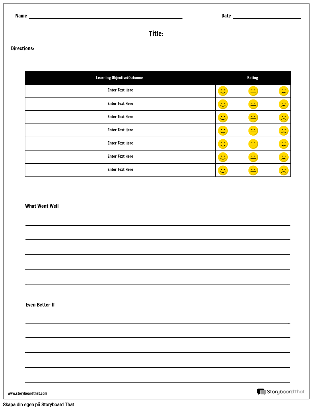 Utgångsbiljett Och Ebi Storyboard Por Sv Examples