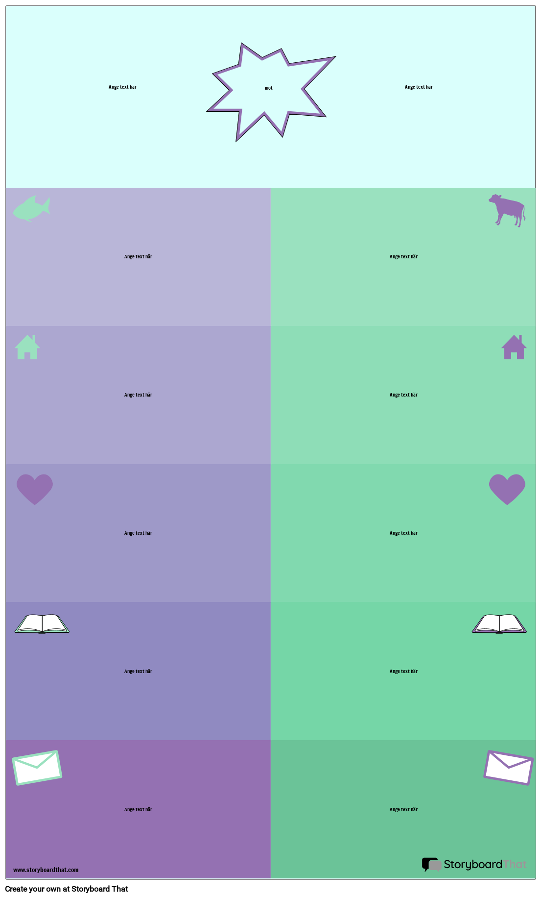 Versus Infographic Storyboard por sv-examples
