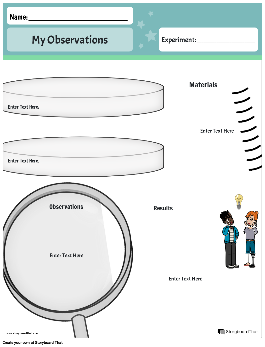 Vetenskapliga Observationer 2 Storyboard by sv-examples