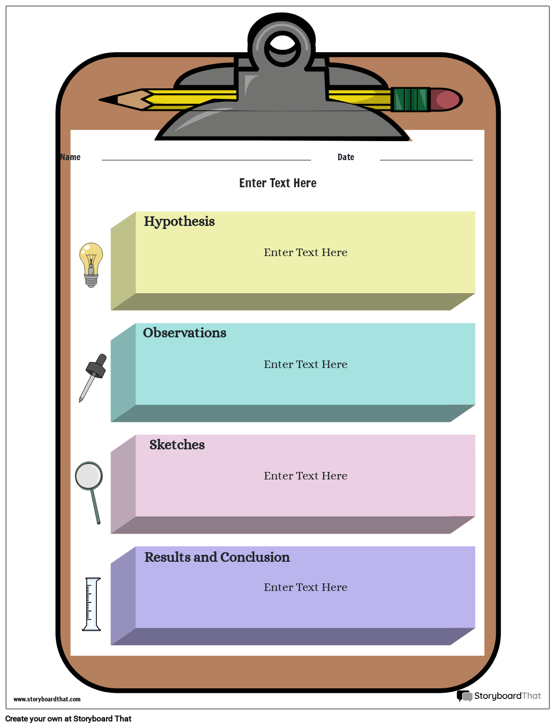 Vetenskapliga Observationer 4 Storyboard by sv-examples