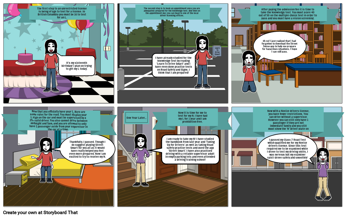 Drivers License Storyboard por 28d7d8b0