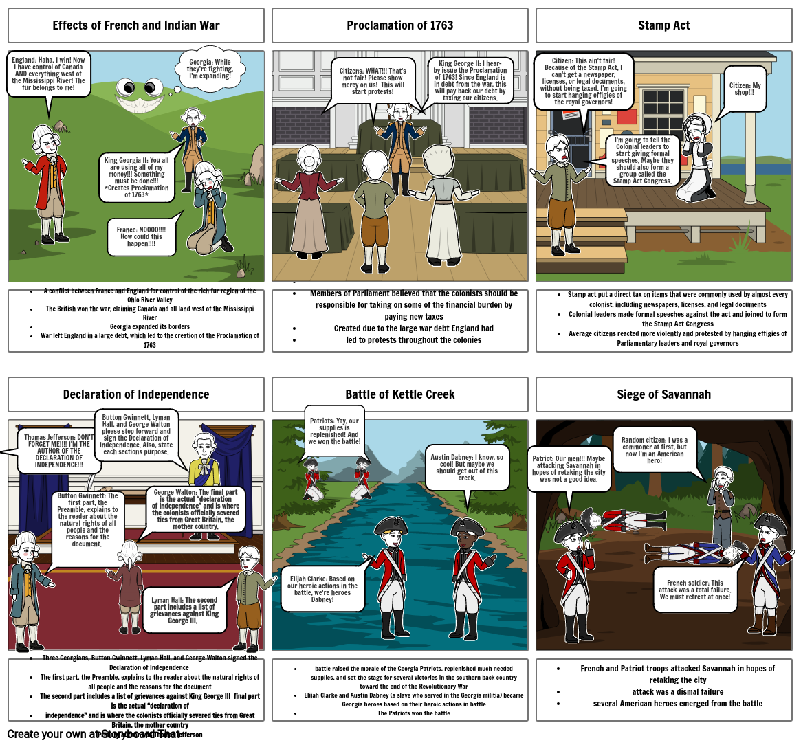 Social Studies Storyboard Project Storyboard by sydneyg258