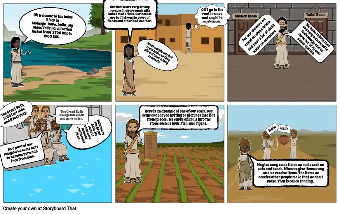 Indus Valley Storyboard