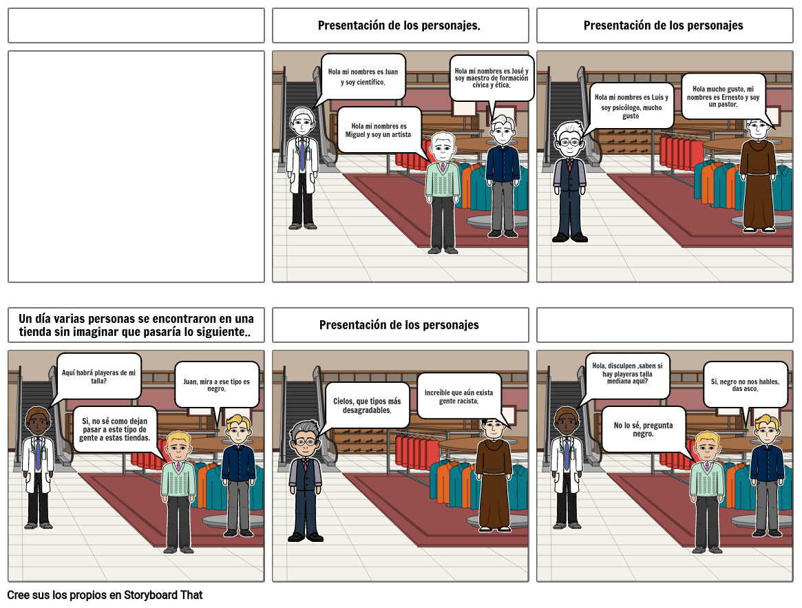 LOS DERECHOS HUMANOS Storyboard By Tadeo55339