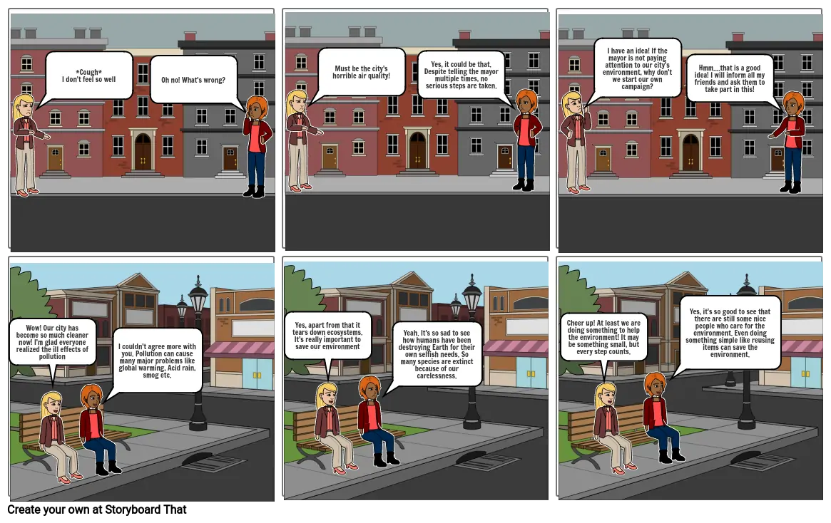 Environment Newspaper Comic Strip