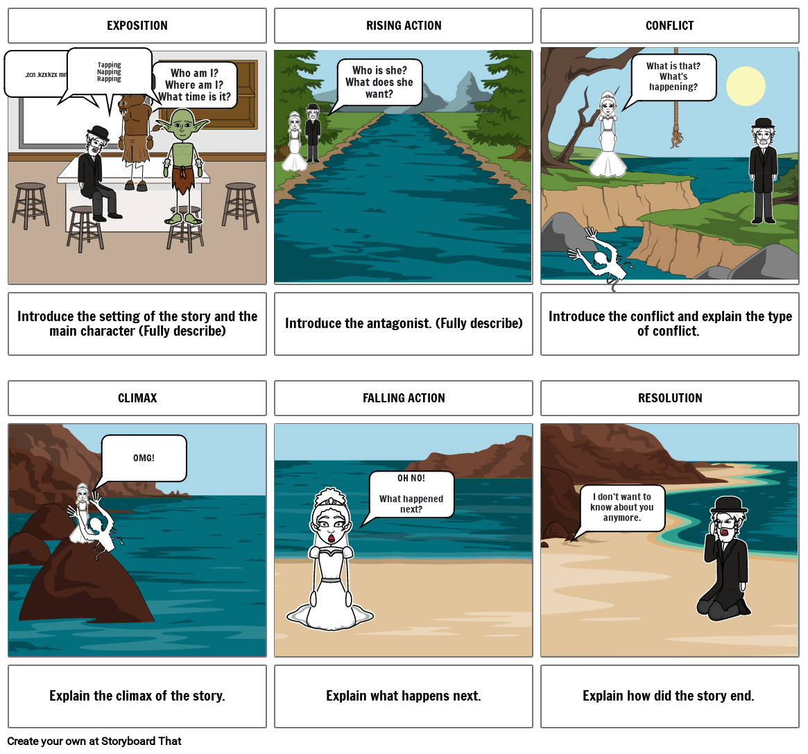 Short Story Storyboard By Teachergigi