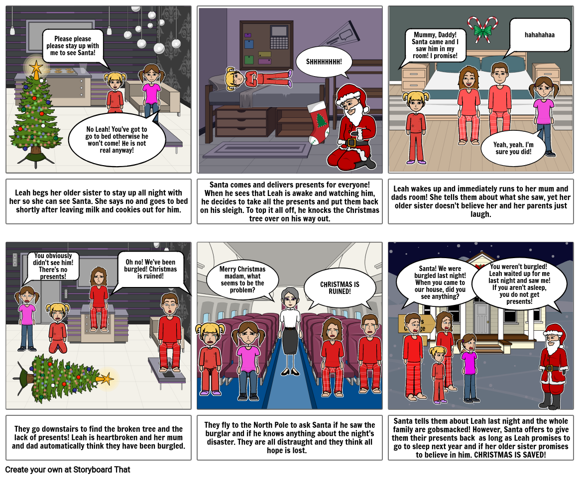 Christmas Storyboard Storyboard by teaganhawkins