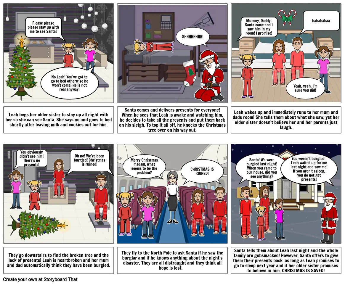 Christmas Storyboard