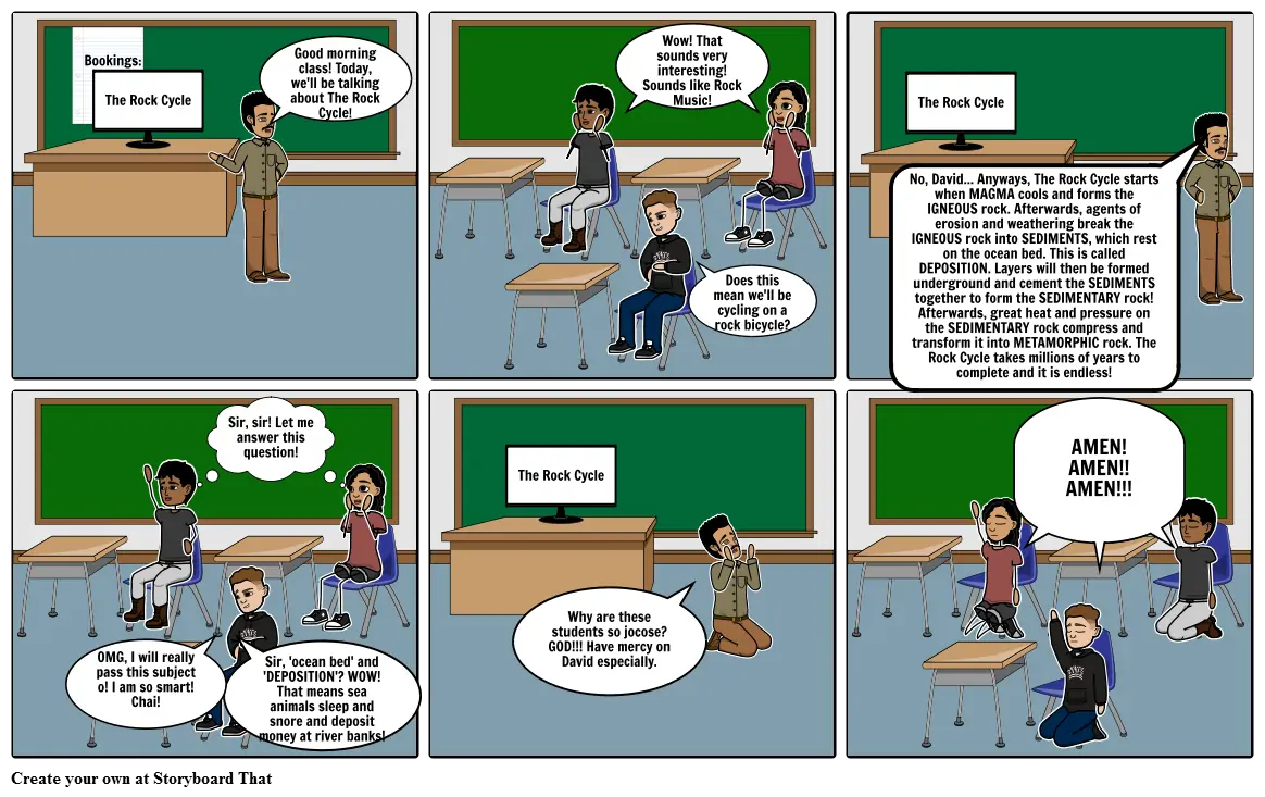 The Rock Cycle Storyboard Por Tele04 9864