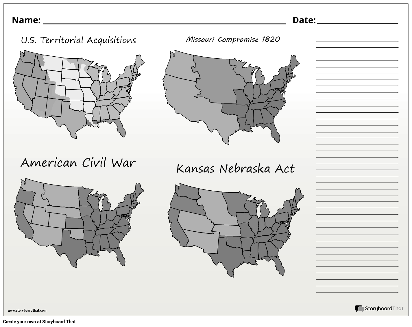 50-states-template-featuring-historical-events