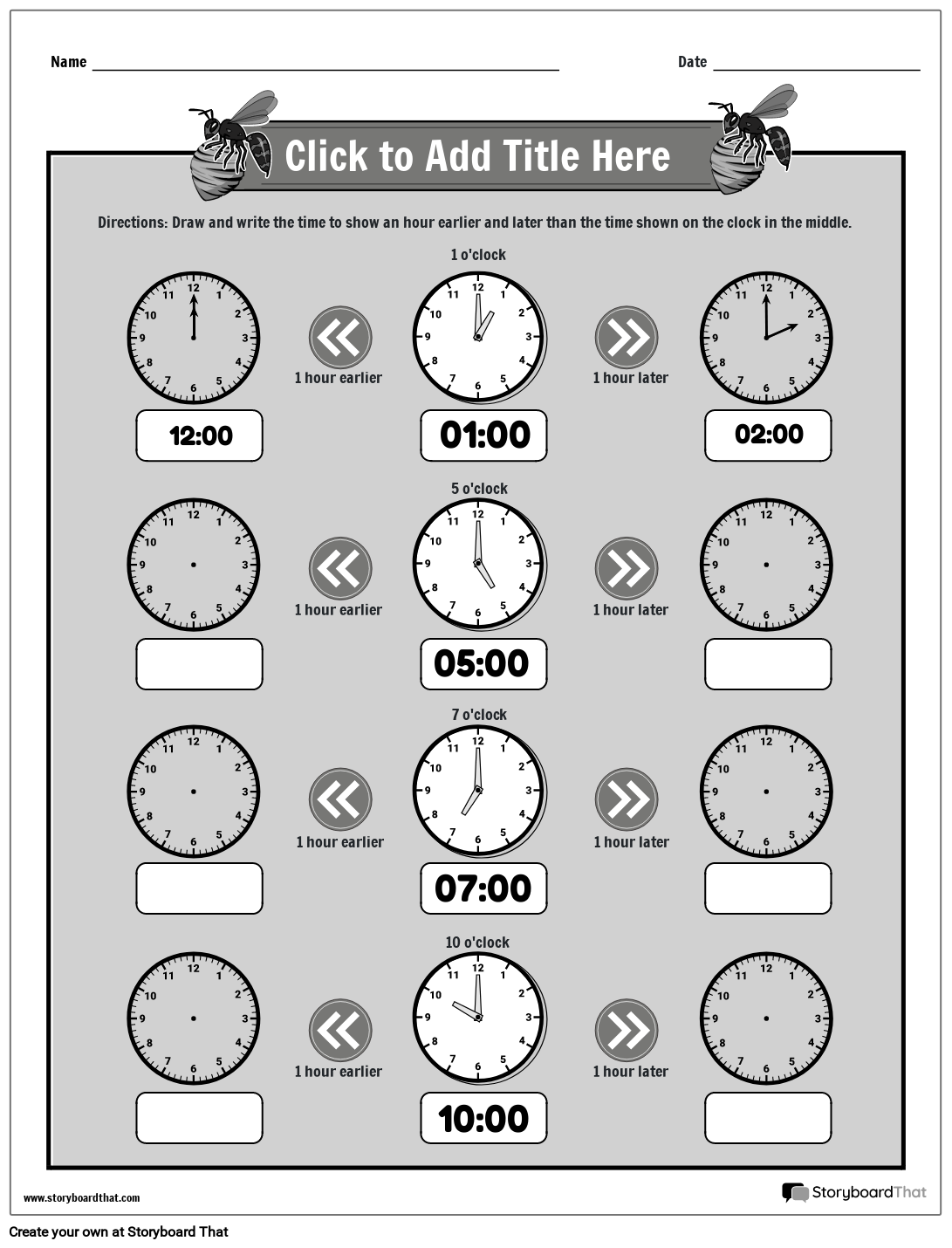 Elapsed Time Activity Earlier And Later Storyboard