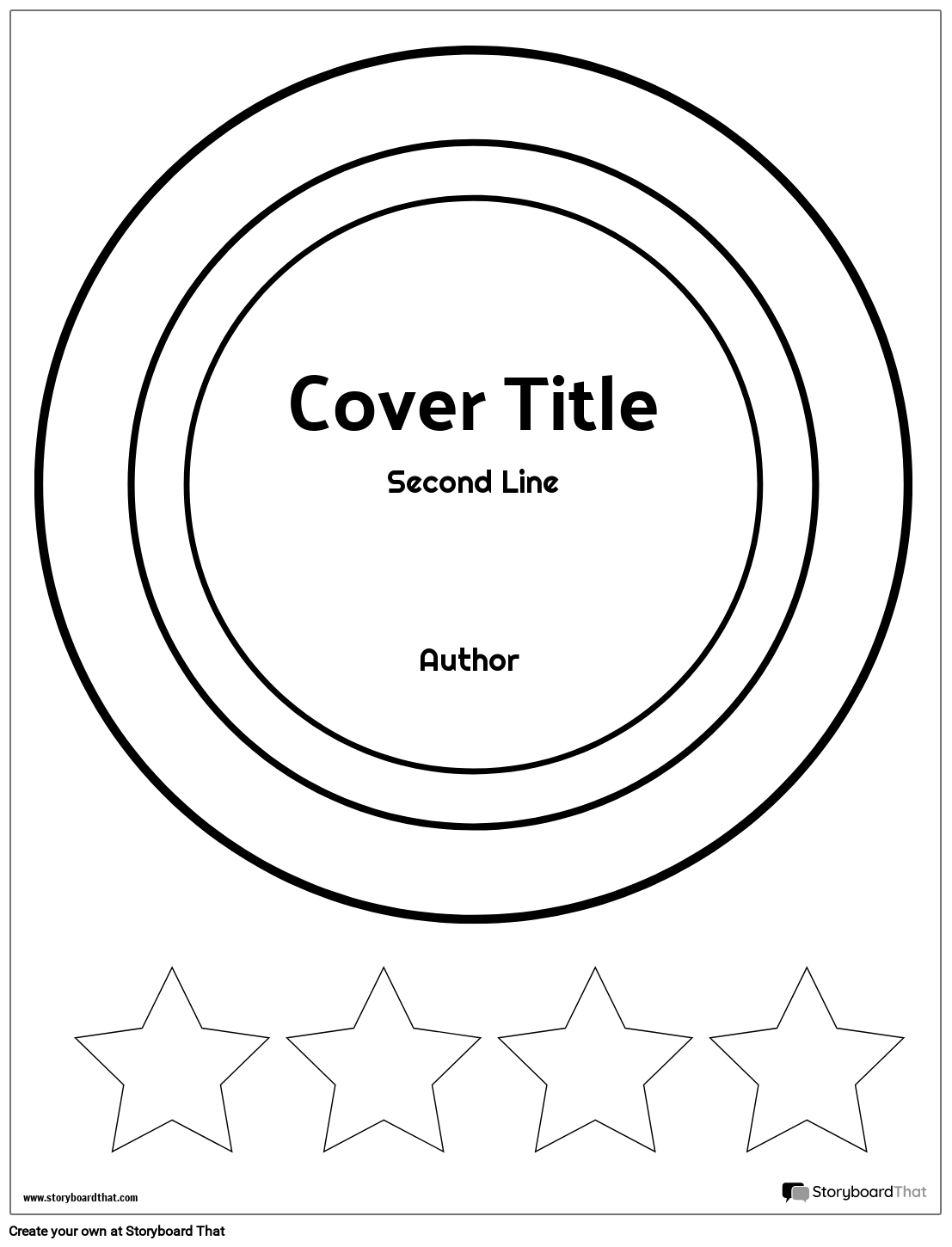 circles-and-stars-based-book-cover-worksheet-storyboard