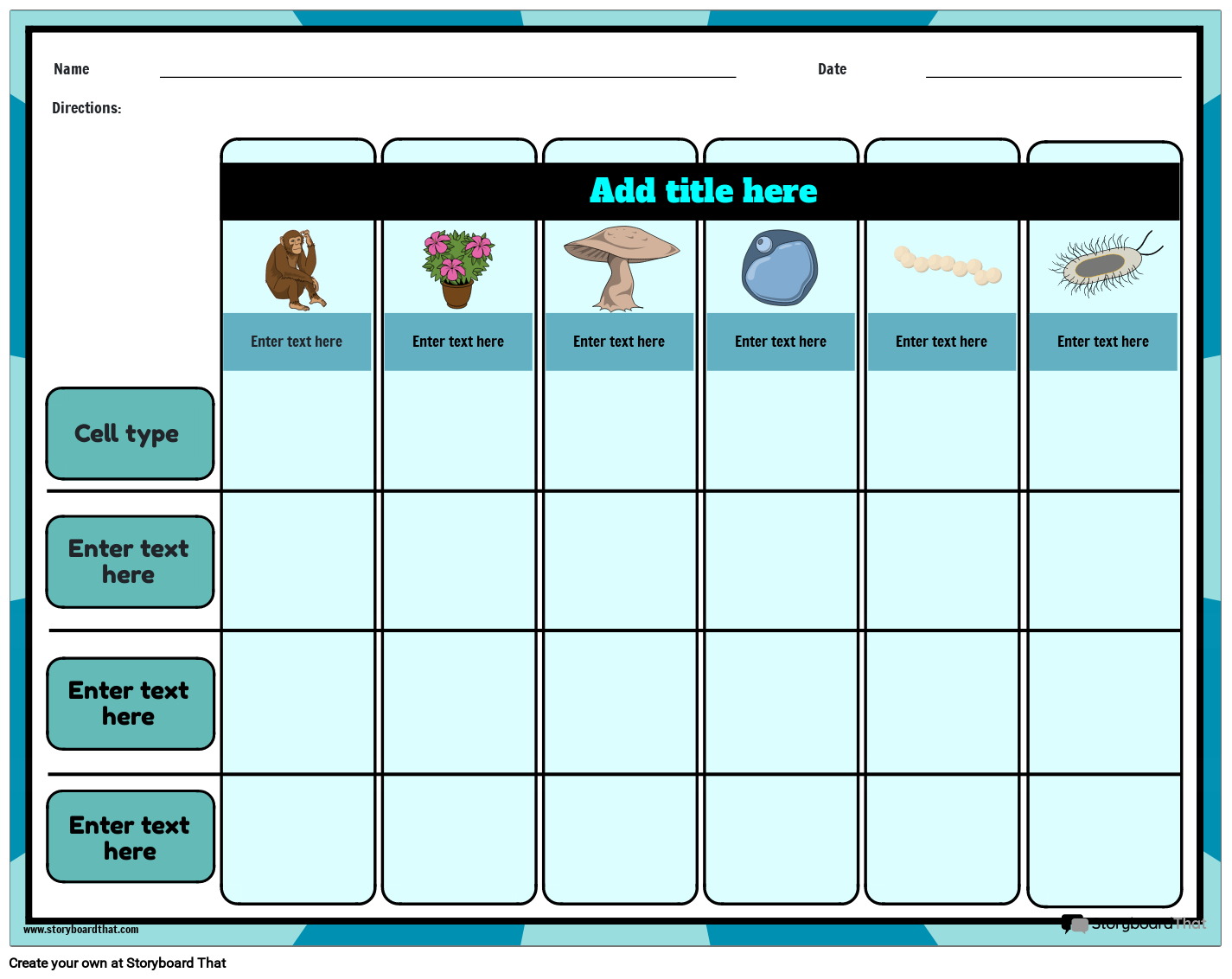 Characteristics of the Six Kingdoms Worksheet