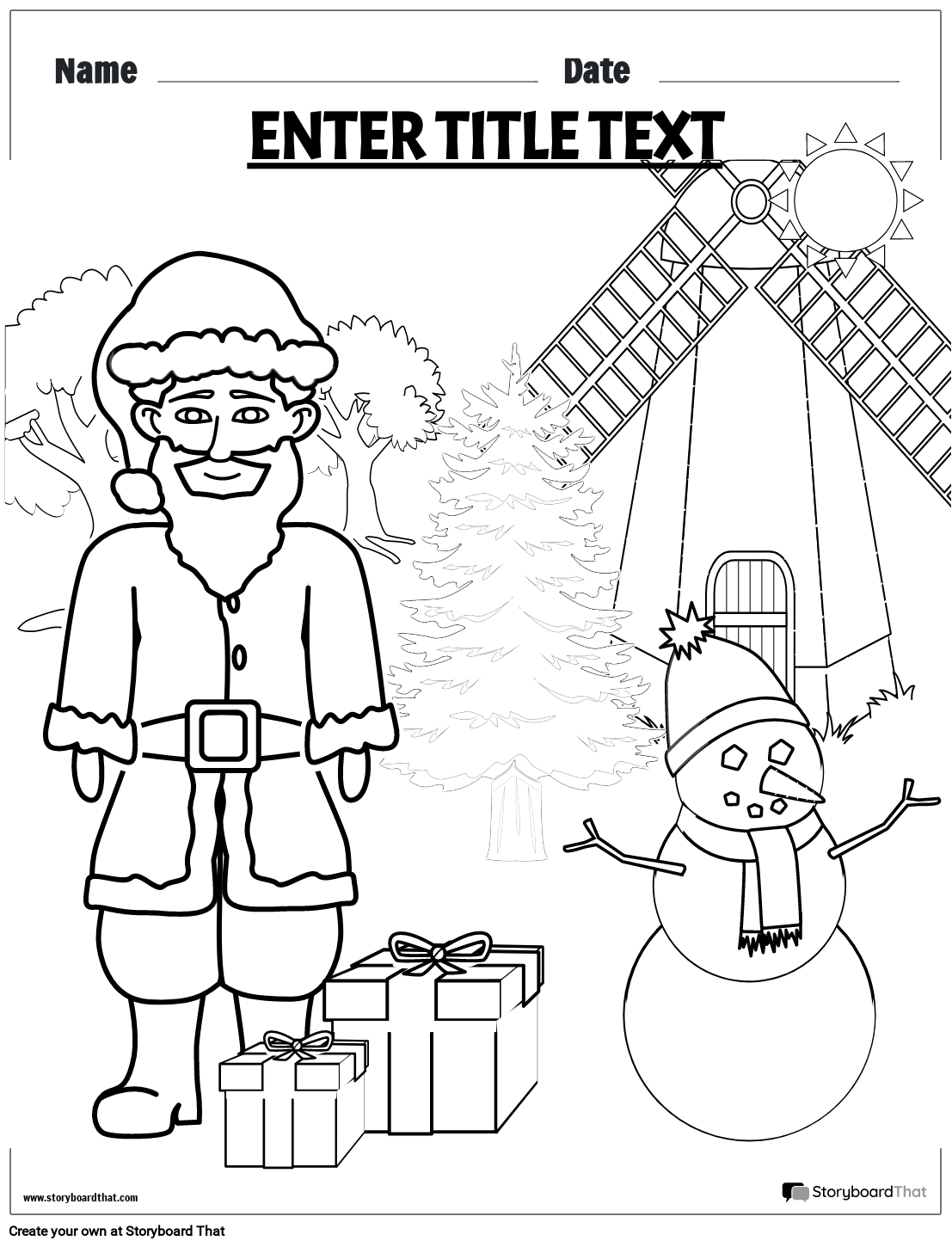 christmas-theme-coloring-page-storyboard-par-templates