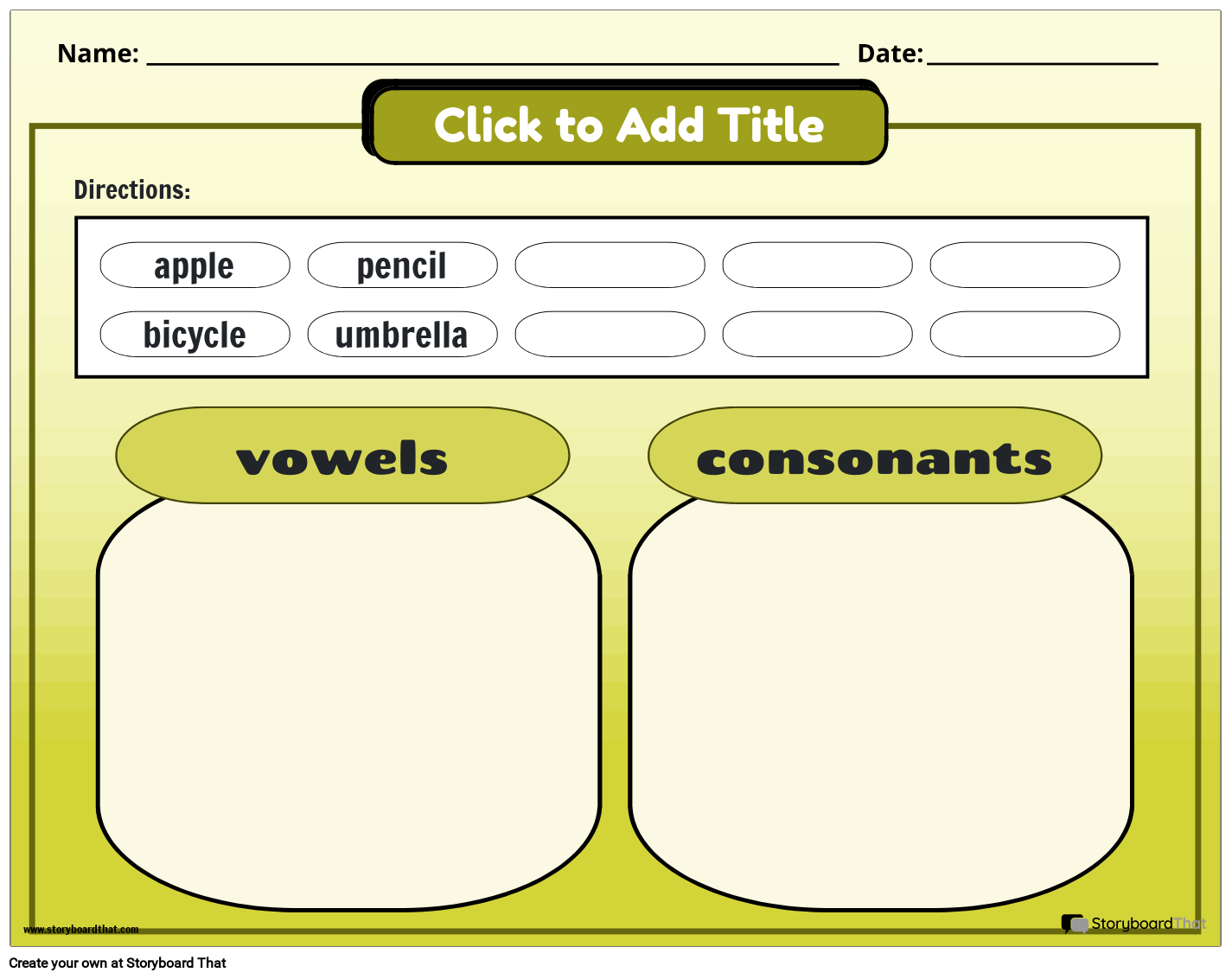 classify-words-started-with-vowel-or-consonant-worksheet