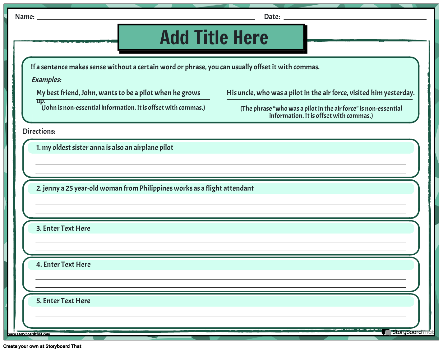 commas-to-offset-non-essential-information-worksheet