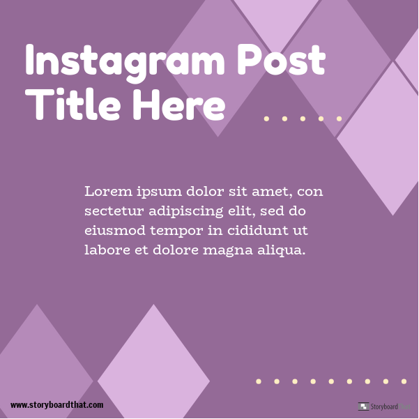 Corporate Instagram Post Template 2 Storyboard