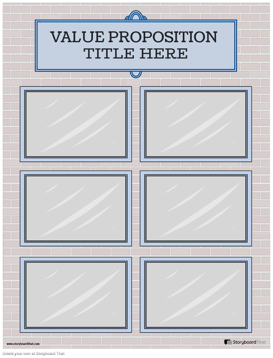 Corporate Value Proposition Template 3 Storyboard