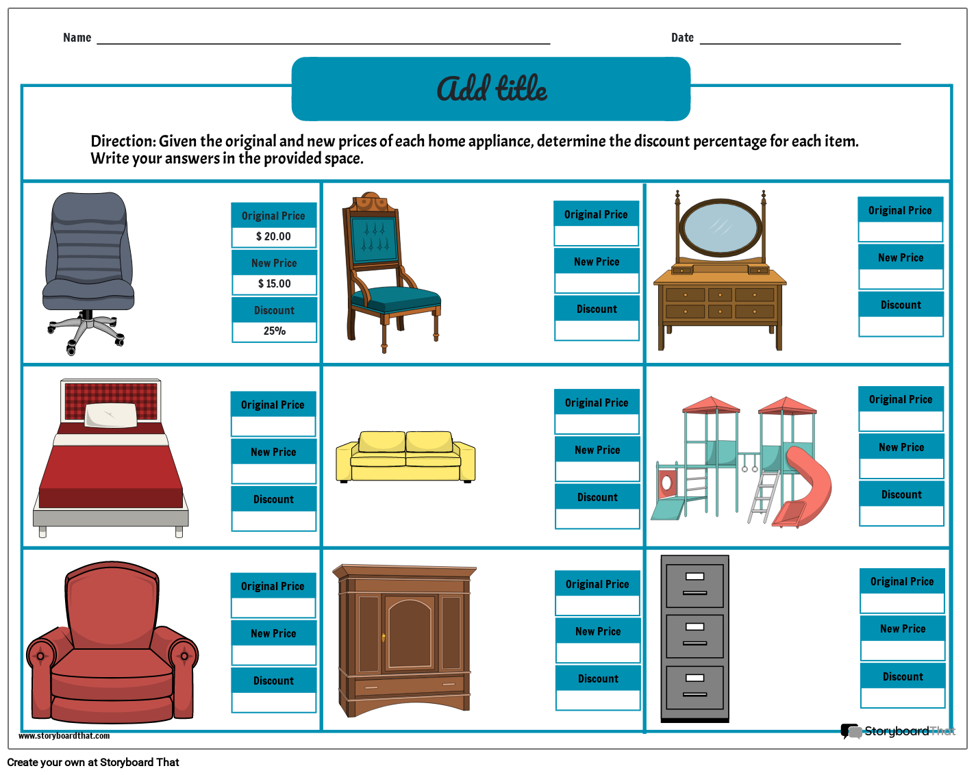 discount-calculation-worksheet-home-appliances