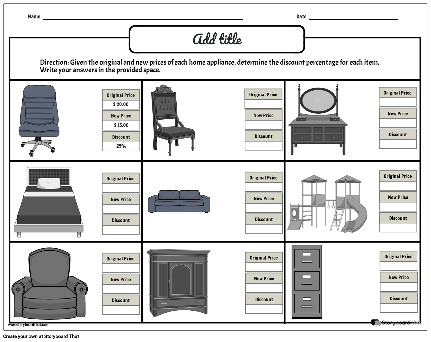 discount-calculation-worksheet-home-appliances