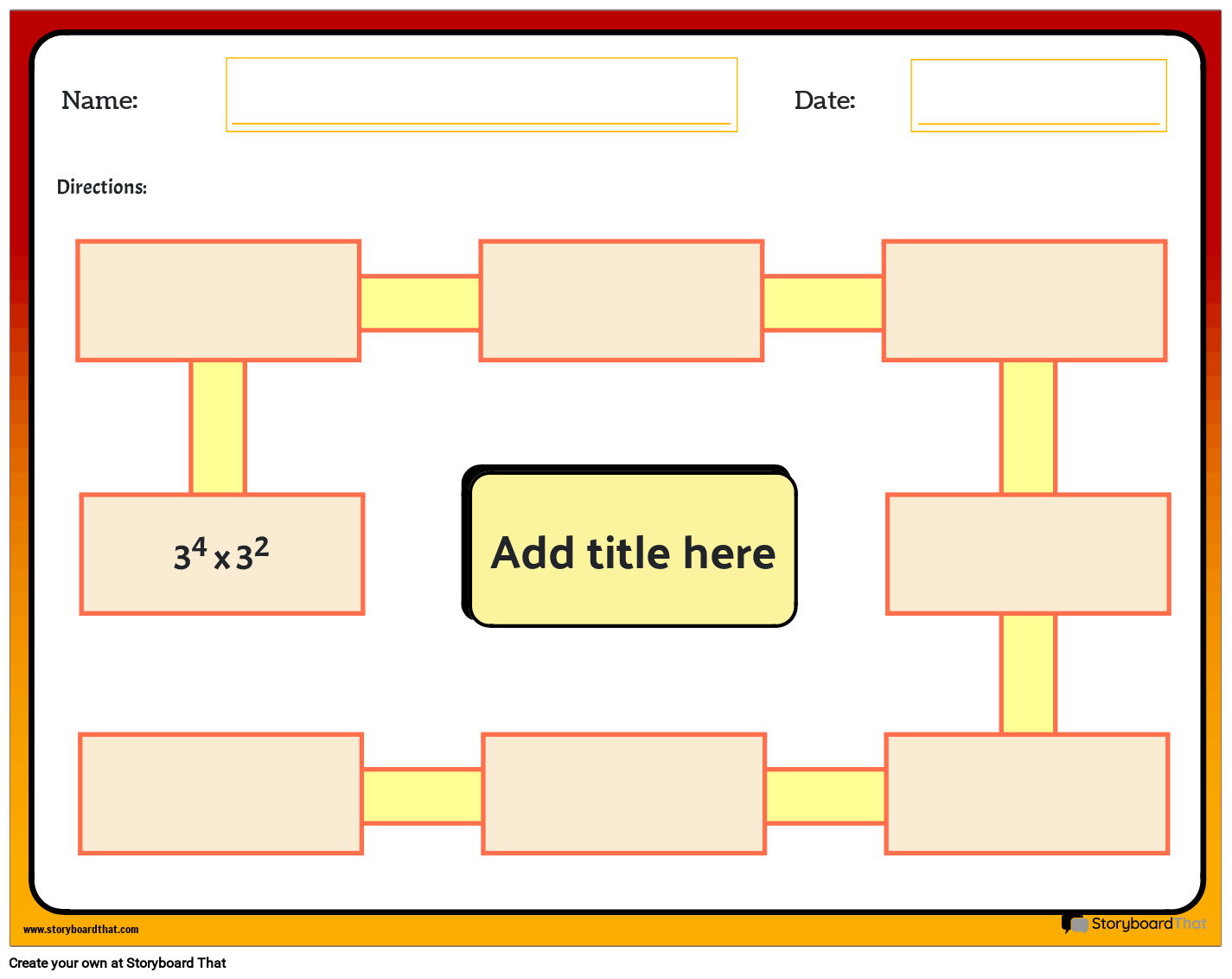 Exponent worksheet puzzle storyboard by templates