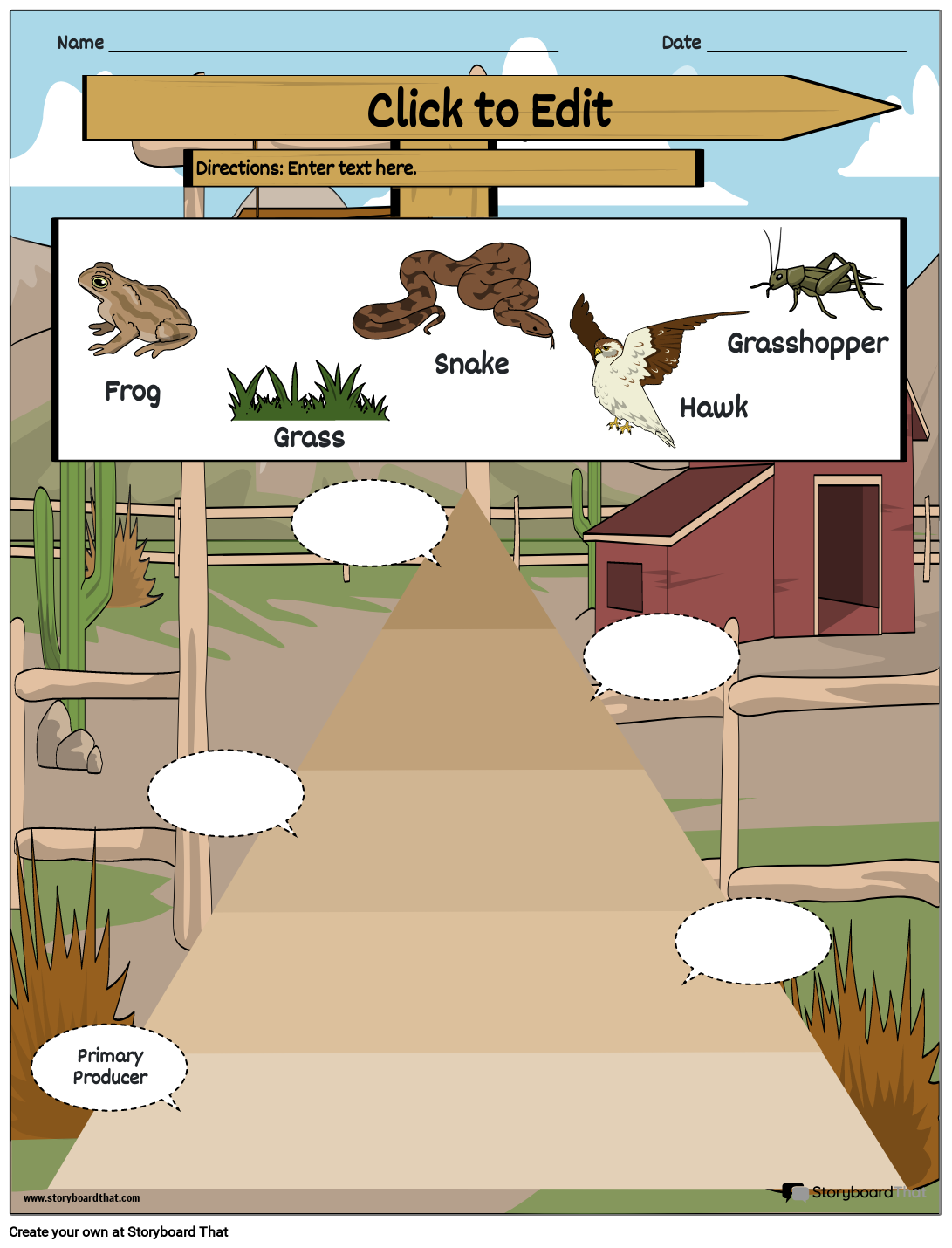 Food Chain Handout