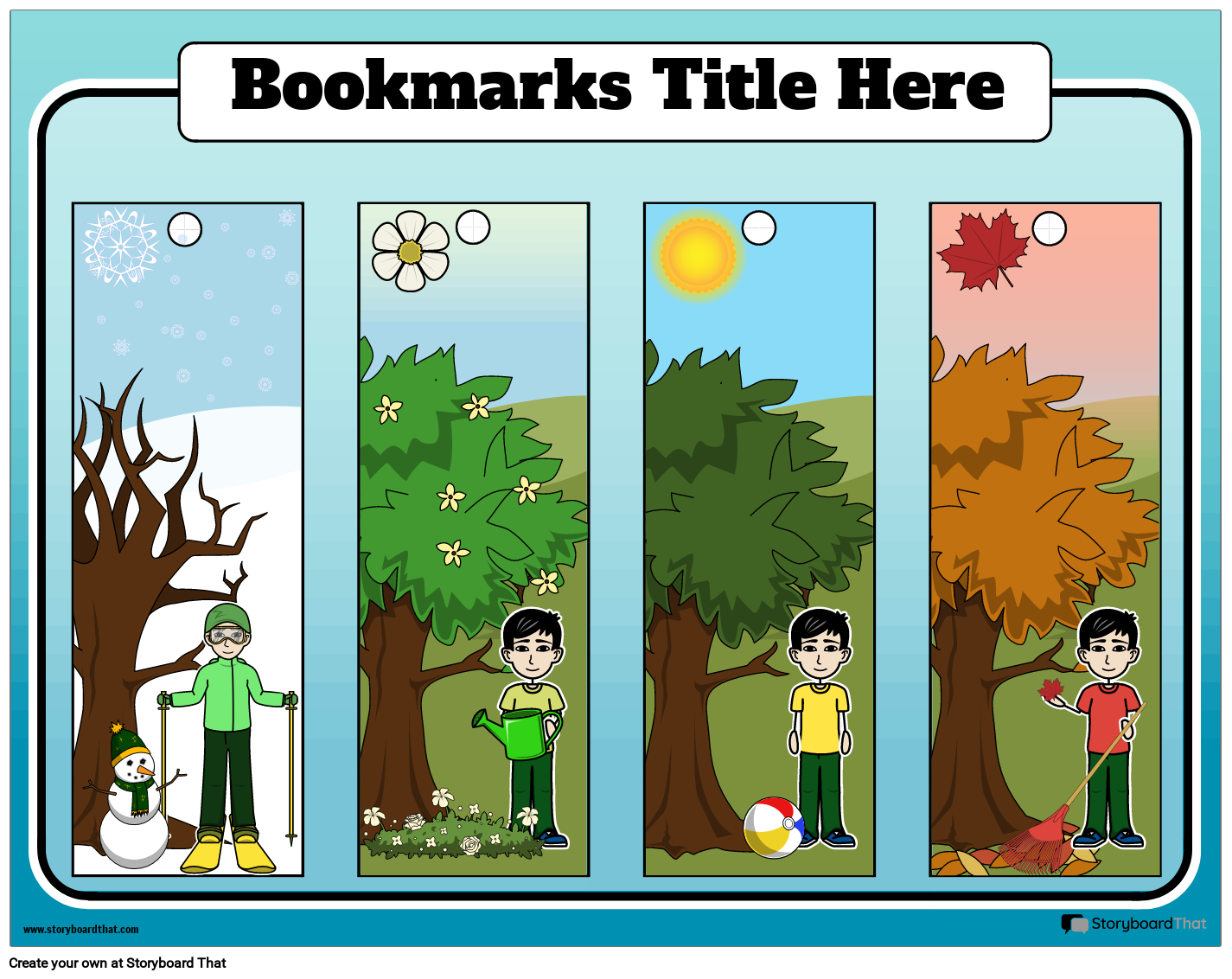 four-seasons-themed-bookmark-storyboard-by-templates