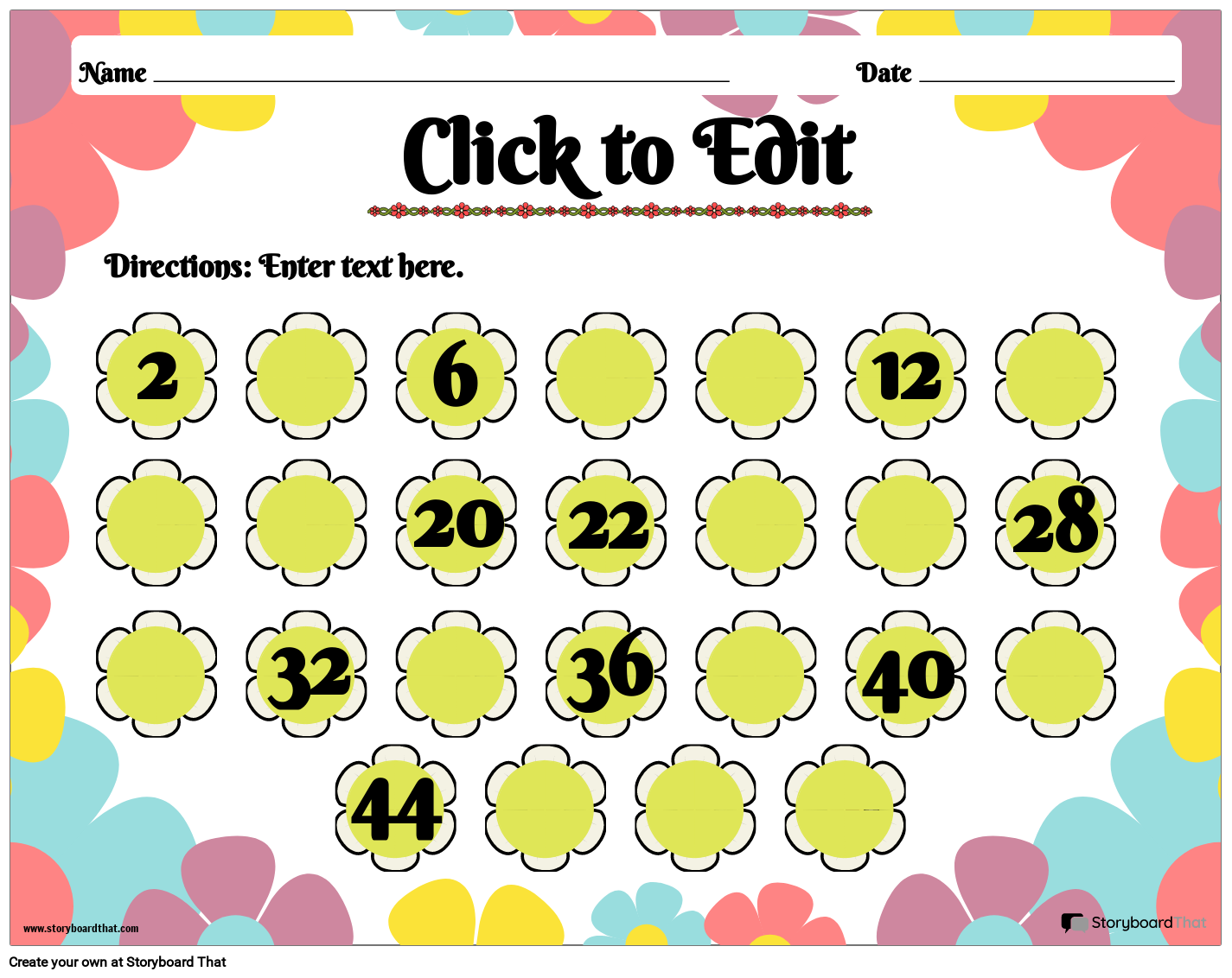free-printable-even-and-odd-numbers-worksheet-with-flowers-motifs