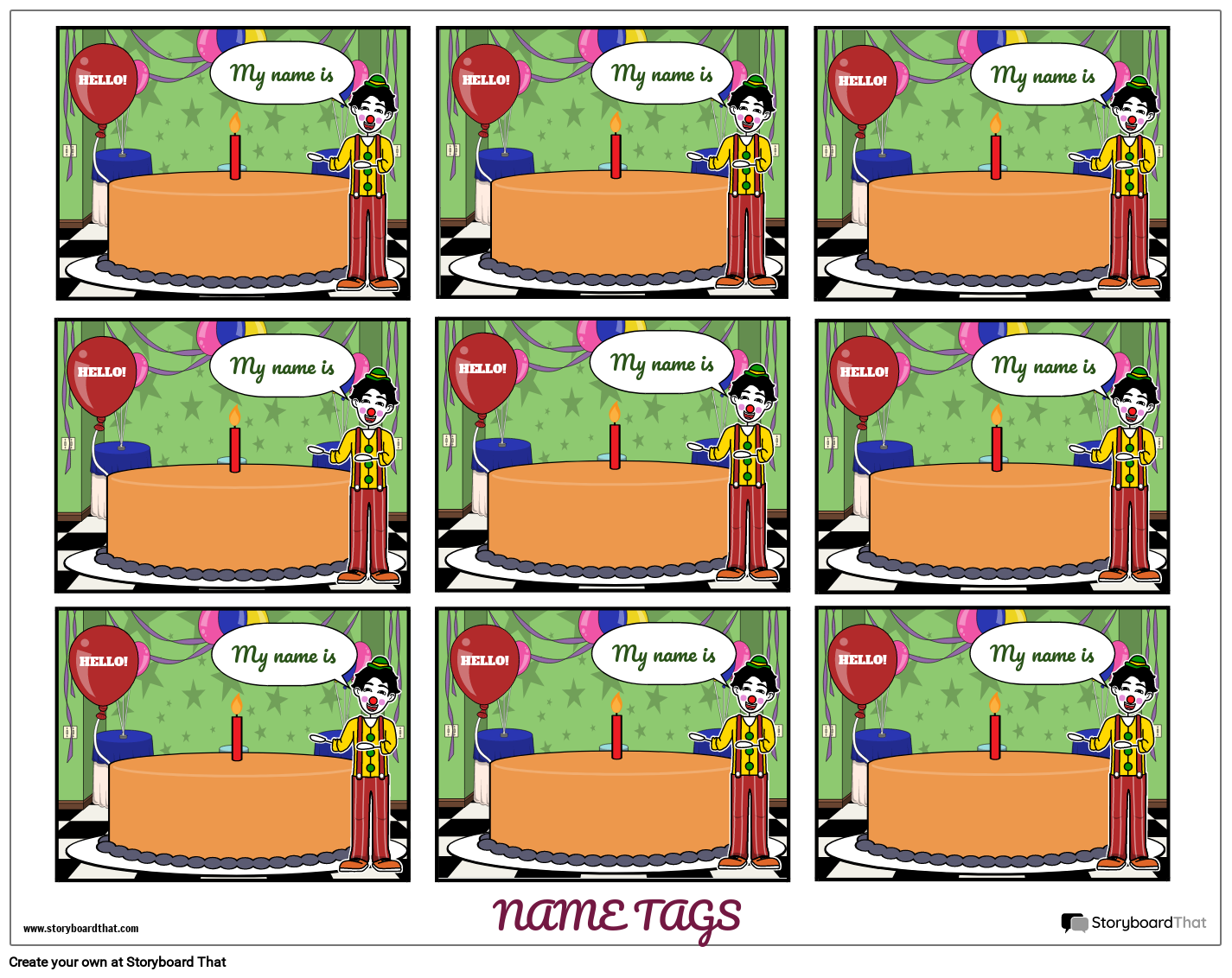 fun-birthday-party-name-tag-2-storyboard-by-templates