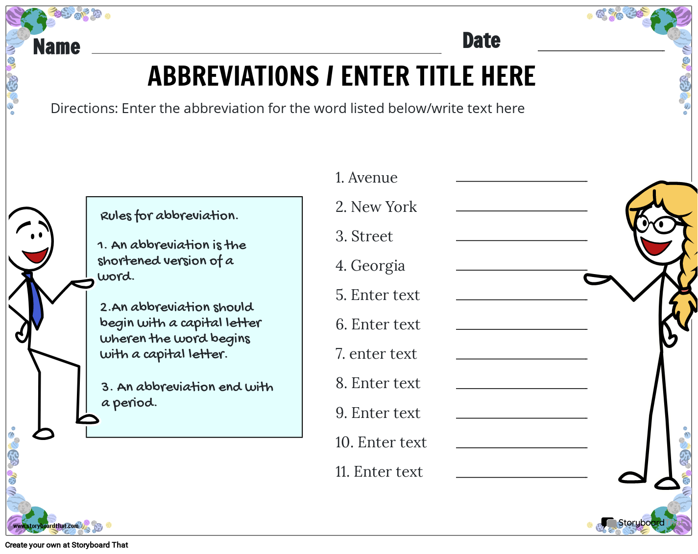 geography-and-location-abbreviation-storyboard