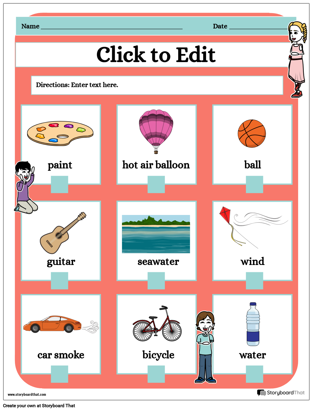 hobbies-themed-worksheet-storyboard-por-templates