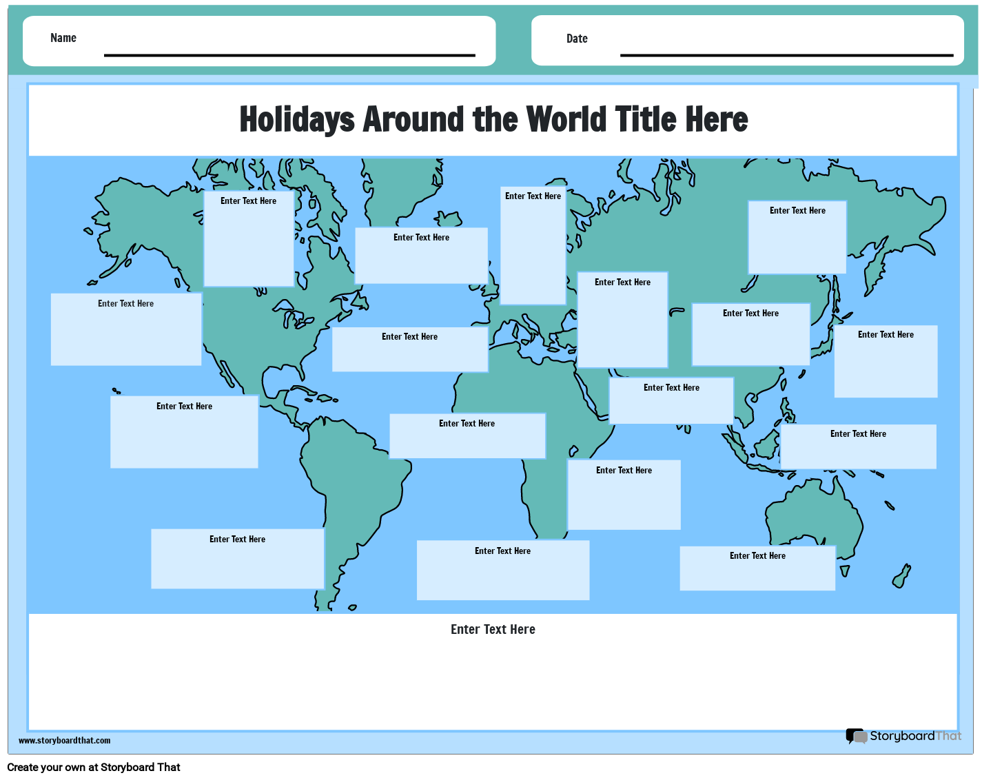 Holi Wor Landscape Color 1 Storyboard By Templates