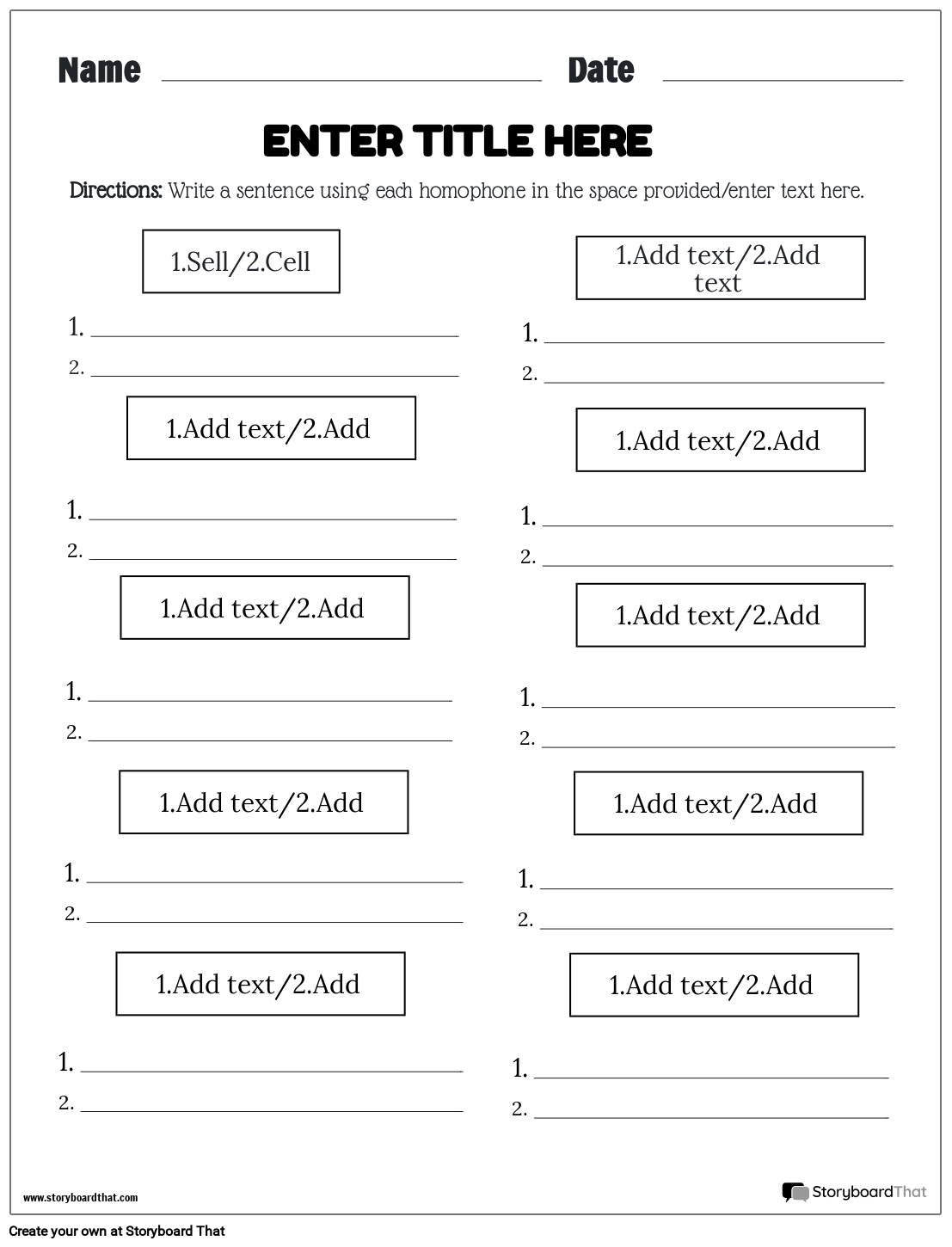 homophone-sentences-worksheet-greyscale-storyboard