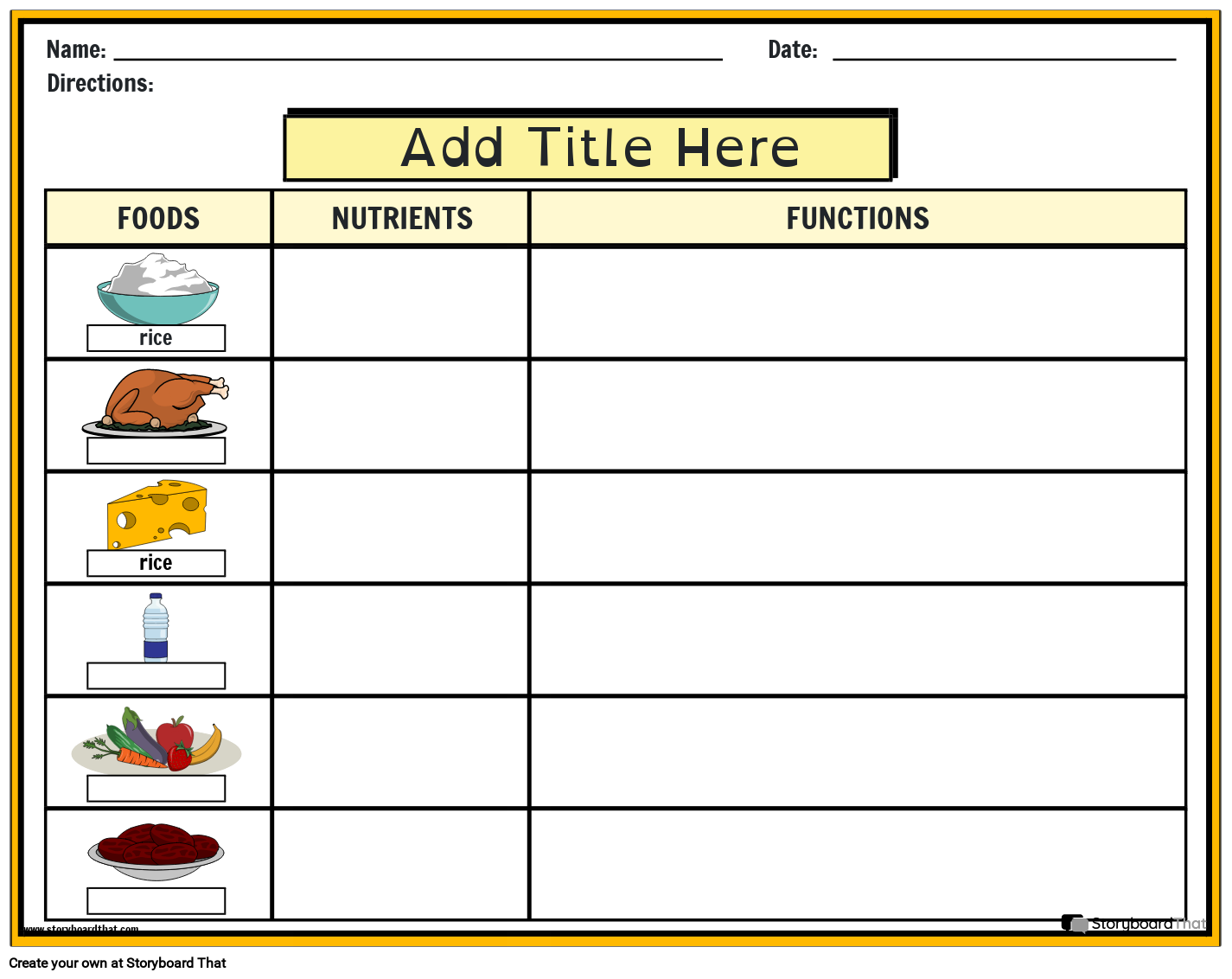 identifying-the-nutrients-and-their-functions-worksheet