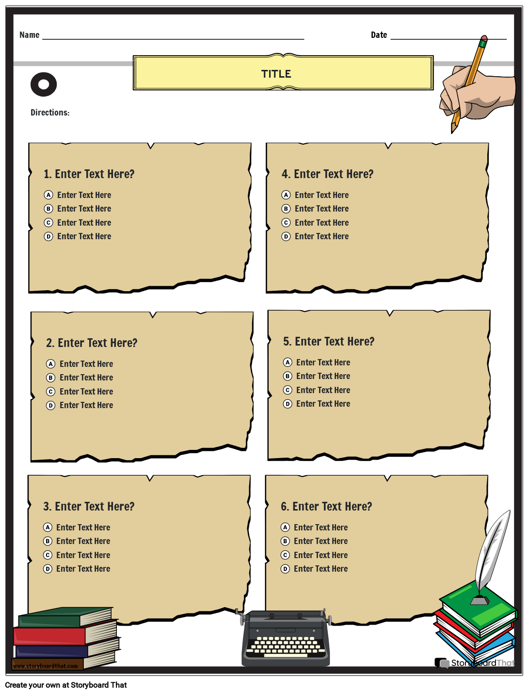 free-printable-literature-multiple-choice-worksheet