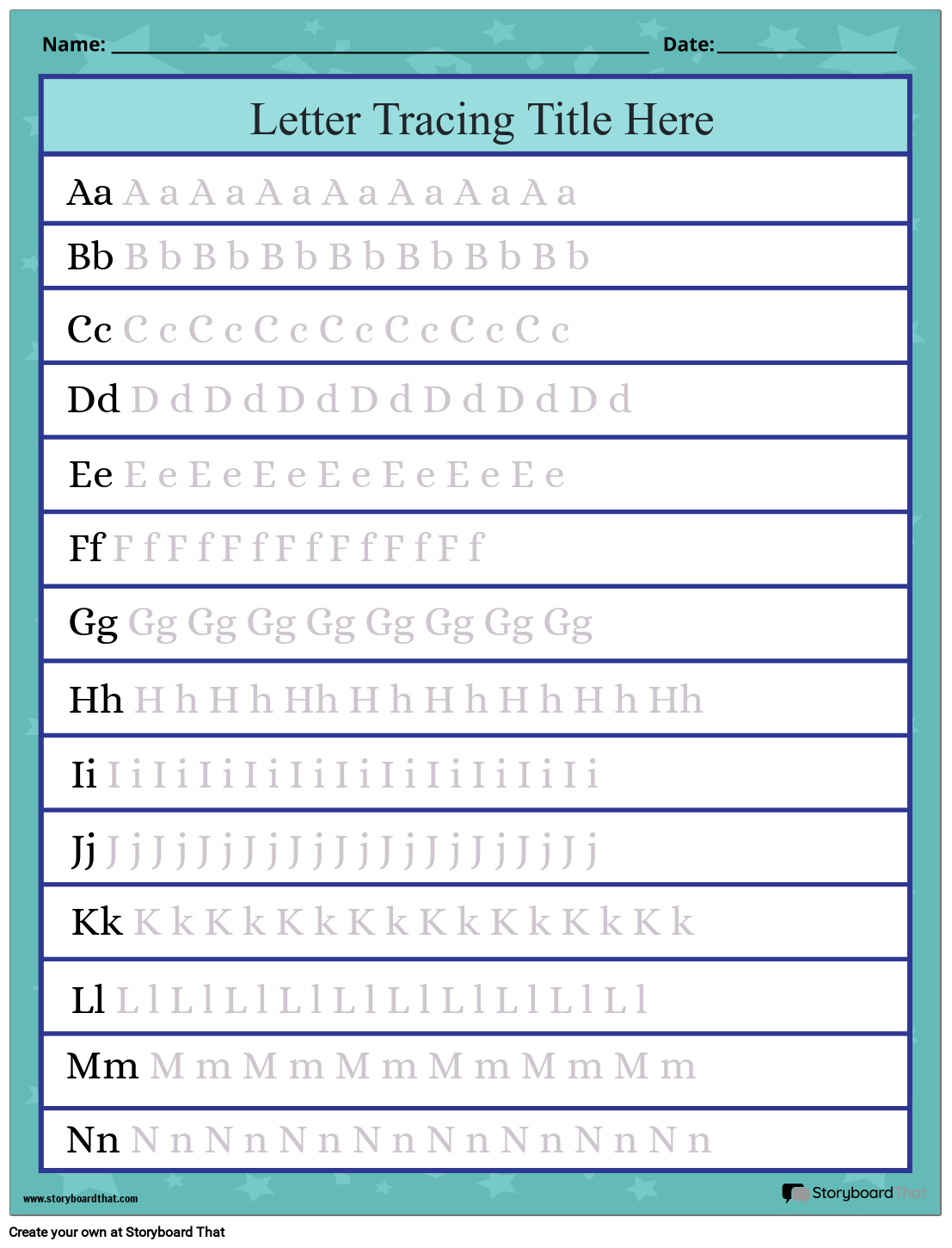 blue-stars-themed-letter-tracing-worksheet-storyboard