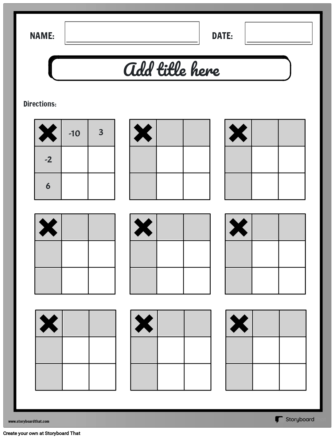 Multiplication Table Definition Math