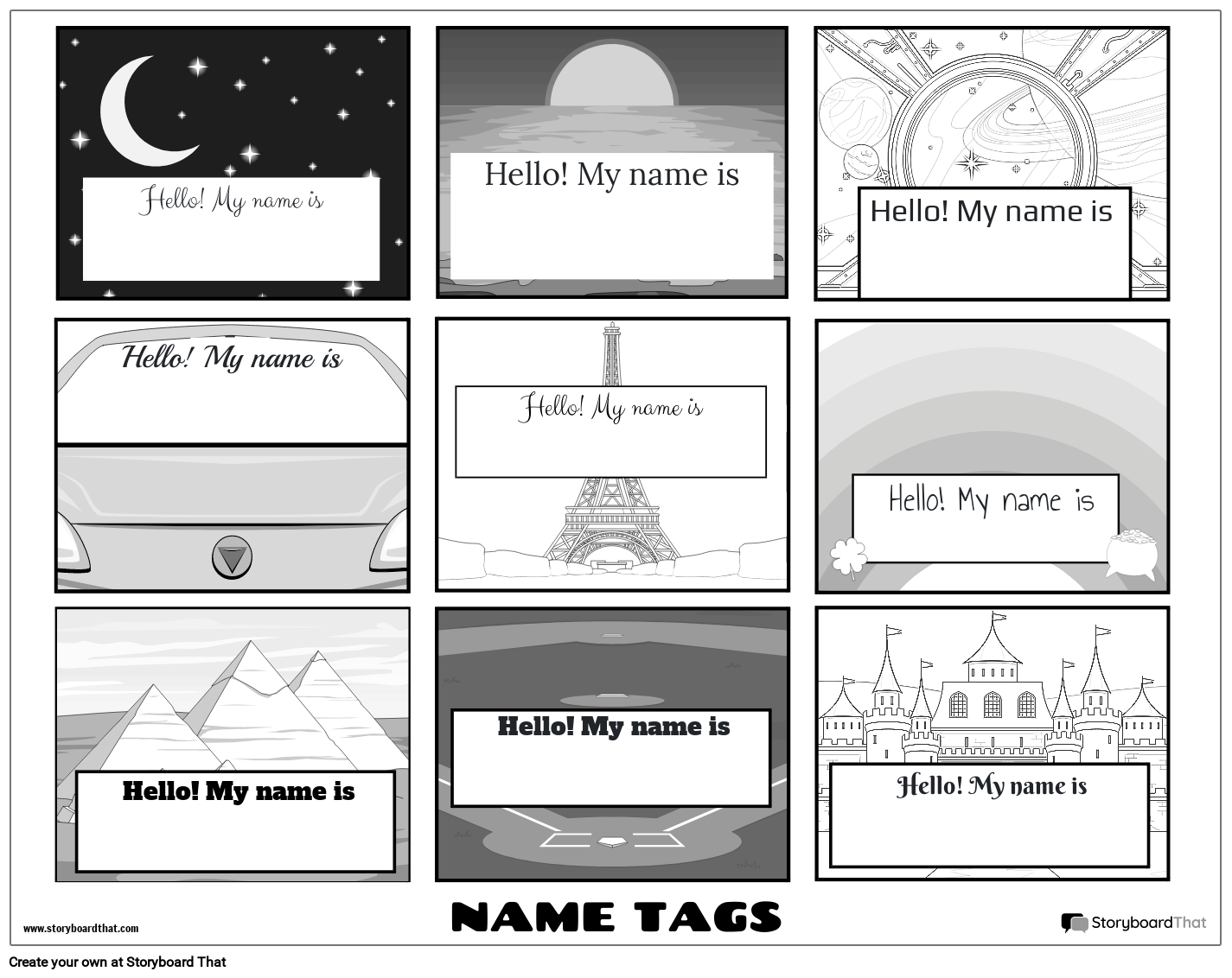 new-create-page-name-tag-template-2-black-white